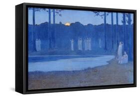 The Songs of the Night, 1896-Alphonse Osbert-Framed Stretched Canvas