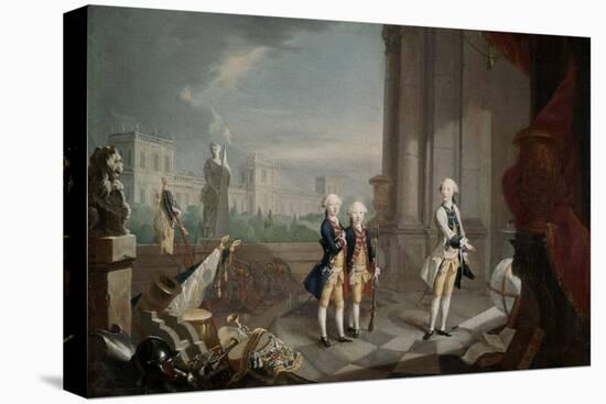 The Sons of Frederick II of Hesse-Kassel Landgrave, (1770-1829)-Johann Heinrich Wilhelm Tischbein-Stretched Canvas