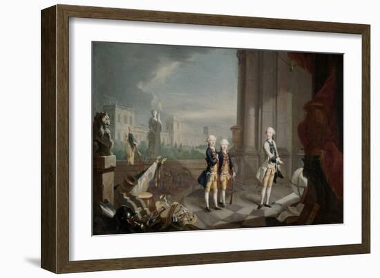 The Sons of Frederick II of Hesse-Kassel Landgrave, (1770-1829)-Johann Heinrich Wilhelm Tischbein-Framed Giclee Print