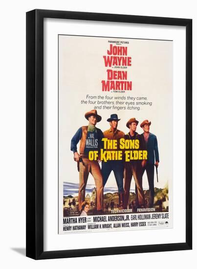 The Sons of Katie Elder, 1965-null-Framed Art Print