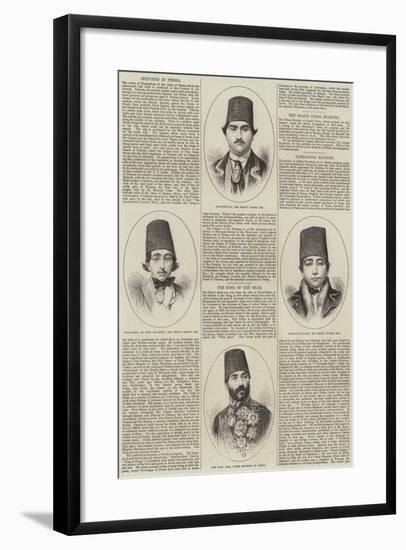 The Sons of the Shah-null-Framed Giclee Print