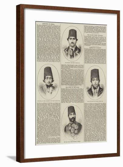 The Sons of the Shah-null-Framed Giclee Print