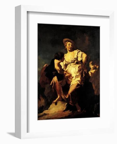 The Soothsayer, 1740-Giovanni Battista Piazzetta-Framed Giclee Print