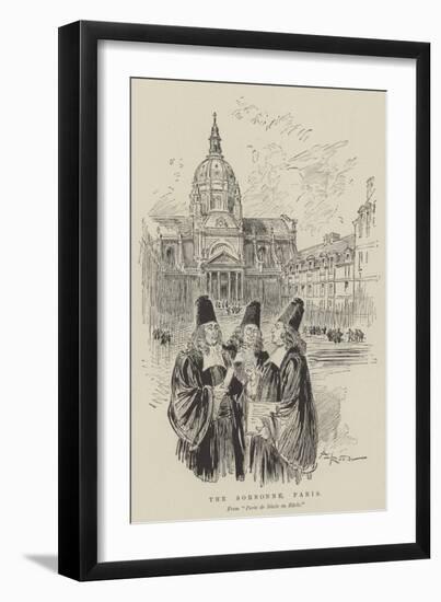 The Sorbonne, Paris-Albert Robida-Framed Premium Giclee Print