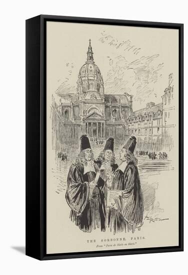 The Sorbonne, Paris-Albert Robida-Framed Stretched Canvas