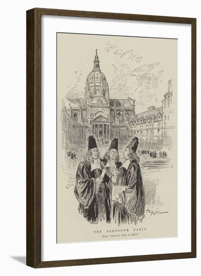 The Sorbonne, Paris-Albert Robida-Framed Giclee Print