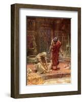 The sorrow of King David - Bible-William Brassey Hole-Framed Giclee Print