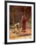 The sorrow of King David - Bible-William Brassey Hole-Framed Giclee Print