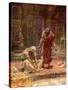 The sorrow of King David - Bible-William Brassey Hole-Stretched Canvas