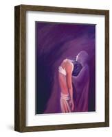 The Sorrowful Virgin Mary Holds Her Son Jesus after His Death, 1994-Elizabeth Wang-Framed Giclee Print