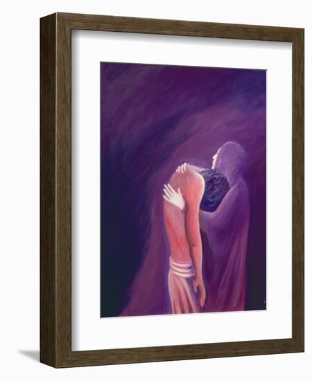 The Sorrowful Virgin Mary Holds Her Son Jesus after His Death, 1994-Elizabeth Wang-Framed Giclee Print