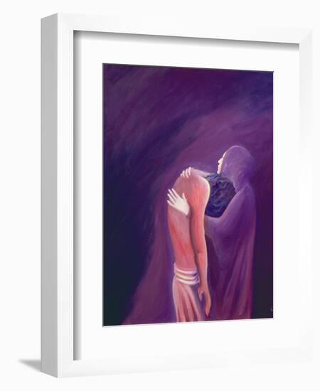 The Sorrowful Virgin Mary Holds Her Son Jesus after His Death, 1994-Elizabeth Wang-Framed Giclee Print