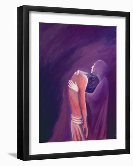 The Sorrowful Virgin Mary Holds Her Son Jesus after His Death, 1994-Elizabeth Wang-Framed Giclee Print