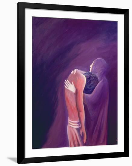 The Sorrowful Virgin Mary Holds Her Son Jesus after His Death, 1994-Elizabeth Wang-Framed Giclee Print