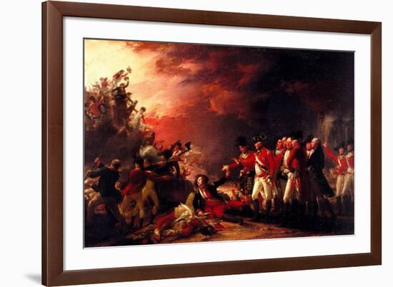 The Sortie from Gibraltar, 1788-John Trumbull-Framed Giclee Print