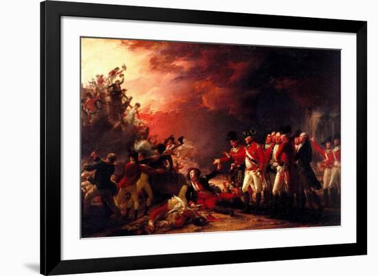 The Sortie from Gibraltar, 1788-John Trumbull-Framed Giclee Print