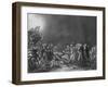 The Sortie Made by the Garrison of Gibraltar, 27 November 1781-J Rogers-Framed Giclee Print