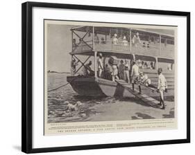 The Soudan Advance, a Sick Convoy from Berber Embarking at Shalal-Henry Marriott Paget-Framed Giclee Print