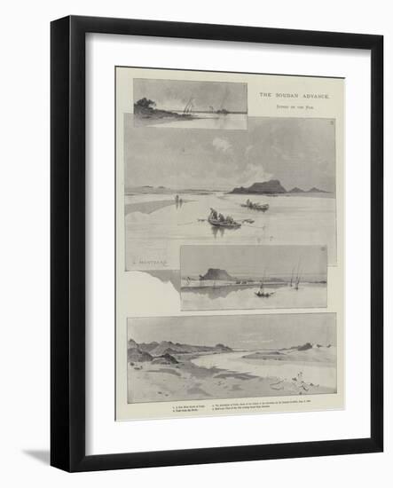 The Soudan Advance, Scenes on the Nile-Charles Auguste Loye-Framed Giclee Print