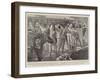 The Soudan Advance, the Grenadiers on their Way to the Front, a Last Drink in Cairo-null-Framed Giclee Print