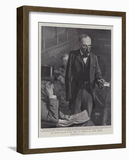 The Soudan Debate in the House of Commons, Mr Davitt Objects-Sydney Prior Hall-Framed Giclee Print