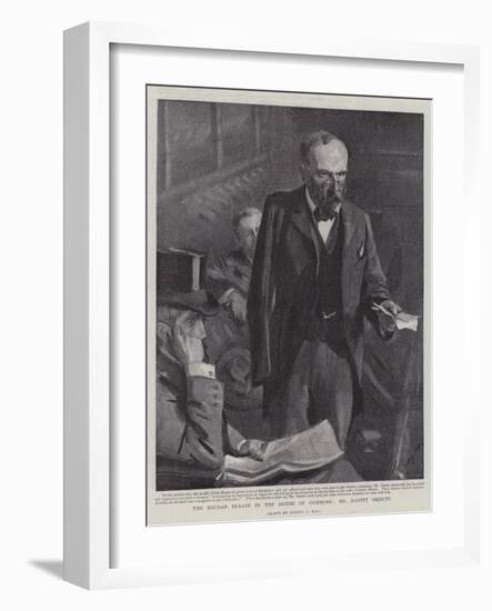 The Soudan Debate in the House of Commons, Mr Davitt Objects-Sydney Prior Hall-Framed Giclee Print