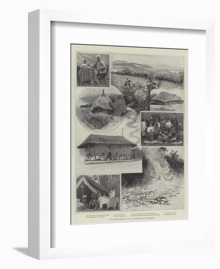 The Soudanese Revolt in Uganda, Sketches in the Protectorate-Henry Charles Seppings Wright-Framed Giclee Print