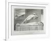 The Soul Hovering over the Body Reluctantly Parting with Life, Pl.7-William Blake-Framed Giclee Print