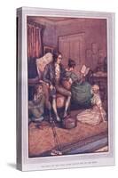 The Soul of the First Alice Looked Out at Her Eyes-Sybil Tawse-Stretched Canvas