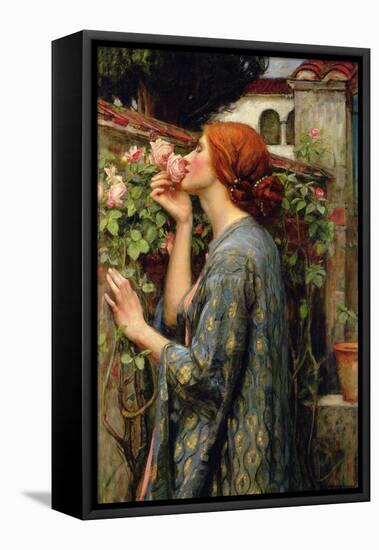 The Soul of the Rose-John William Waterhouse-Framed Stretched Canvas