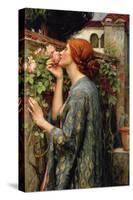 The Soul of the Rose-John William Waterhouse-Stretched Canvas