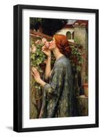 The Soul of the Rose-John William Waterhouse-Framed Art Print