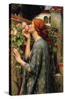 The Soul of the Rose-John William Waterhouse-Stretched Canvas