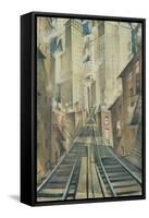 The Soul of the Soulless City (New York - an Abstraction)-Christopher Richard Wynne Nevinson-Framed Stretched Canvas