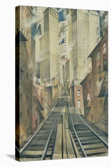 The Soul of the Soulless City (New York - an Abstraction)-Christopher Richard Wynne Nevinson-Stretched Canvas