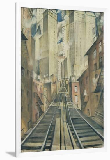 The Soul of the Soulless City (New York - an Abstraction)-Christopher Richard Wynne Nevinson-Framed Giclee Print