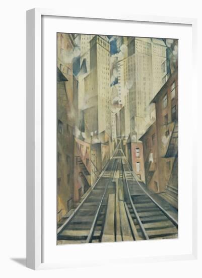 The Soul of the Soulless City (New York - an Abstraction)-Christopher Richard Wynne Nevinson-Framed Giclee Print