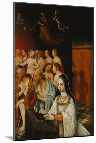 The Souls of the Just and Donor, C. 1520-Jan Mostaert-Mounted Giclee Print