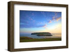 The Sound and Calf of Man, Port St Mary, Isle of Man-Neil Farrin-Framed Photographic Print