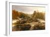 The Sound of Many Waters, 1876 (Oil Onc Anvas)-John Everett Millais-Framed Giclee Print