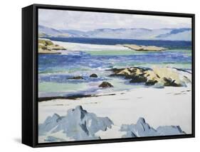 The Sound of Mull from Iona, c. 1932-Francis Campbell Boileau Cadell-Framed Stretched Canvas