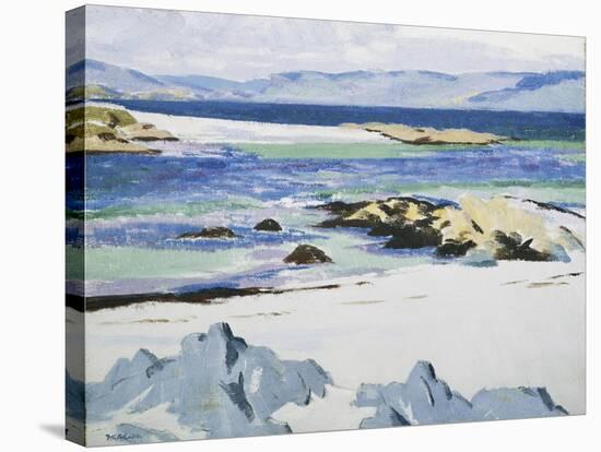 The Sound of Mull from Iona, c. 1932-Francis Campbell Boileau Cadell-Stretched Canvas