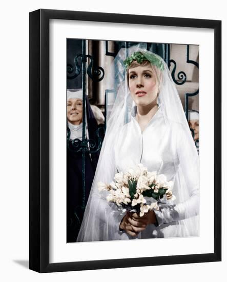 THE SOUND OF MUSIC, from back left: Anna Lee, Julie Andrews, 1965.-null-Framed Photo