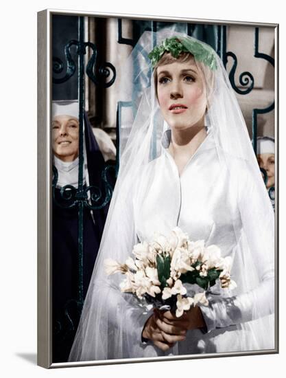 THE SOUND OF MUSIC, from back left: Anna Lee, Julie Andrews, 1965.-null-Framed Photo