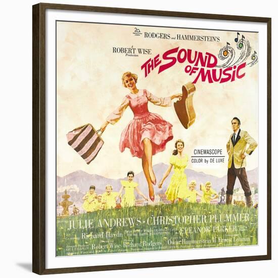 The Sound of Music, from Left: Julie Andrews, Christopher Plummer, 1965-null-Framed Premium Giclee Print