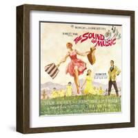 The Sound of Music, from Left: Julie Andrews, Christopher Plummer, 1965-null-Framed Art Print