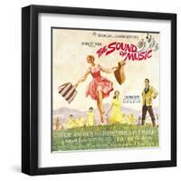 The Sound of Music, from Left: Julie Andrews, Christopher Plummer, 1965-null-Framed Art Print