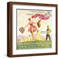 The Sound of Music, from Left: Julie Andrews, Christopher Plummer, 1965-null-Framed Art Print