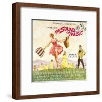 The Sound of Music, from Left: Julie Andrews, Christopher Plummer, 1965-null-Framed Art Print