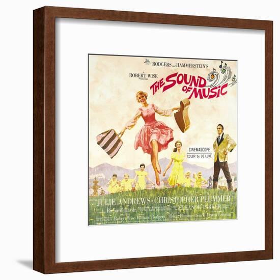 The Sound of Music, from Left: Julie Andrews, Christopher Plummer, 1965-null-Framed Art Print